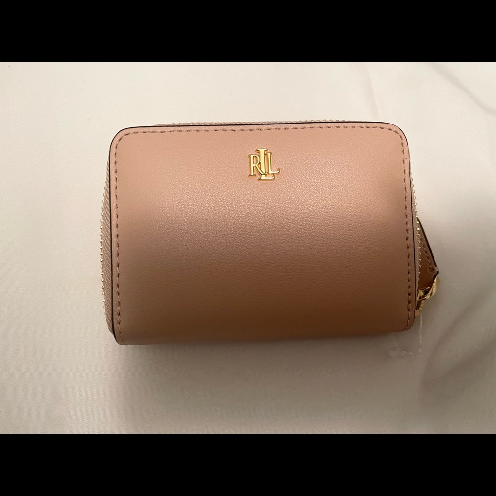 Blush pink Ralph Lauren Mini wallet